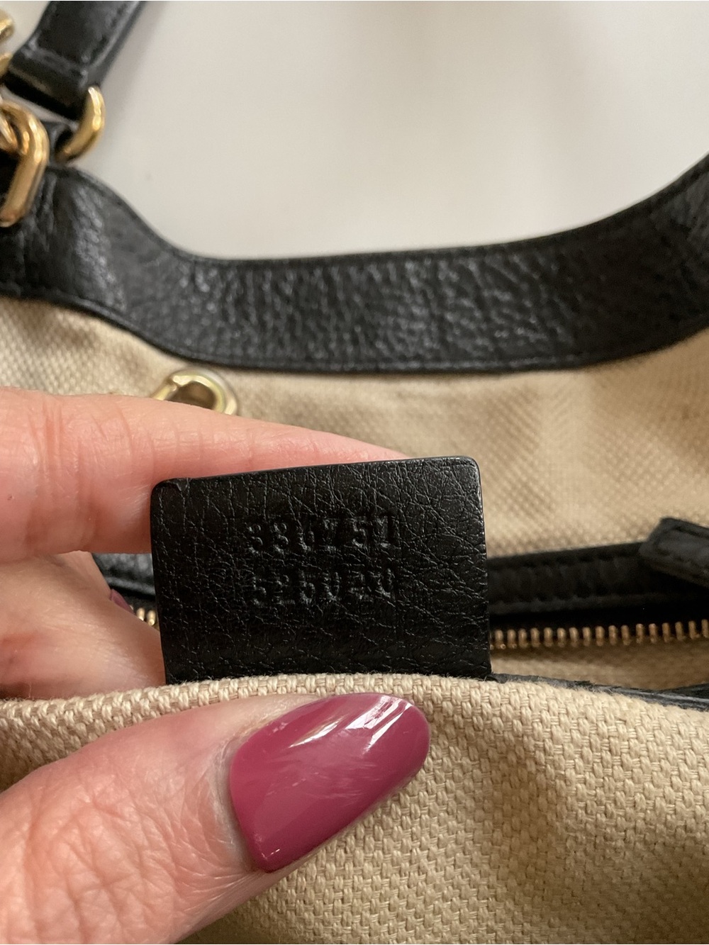 Gucci Soho Black Pebbled Leather Tote and Wallet - Picture 6 of 10